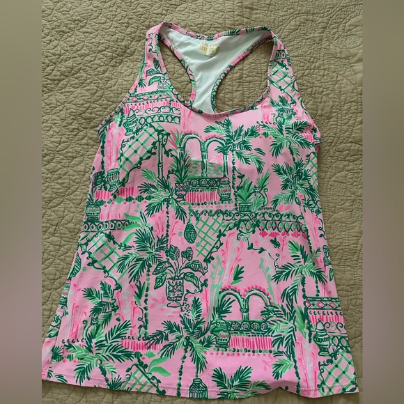 Nuevo Lilly Pulitzer Niña Mina Top Resort Oro Blanco Palma Nuevo Lilly Pulitzer Niña Mina Top Resort Oro Blanco Palma